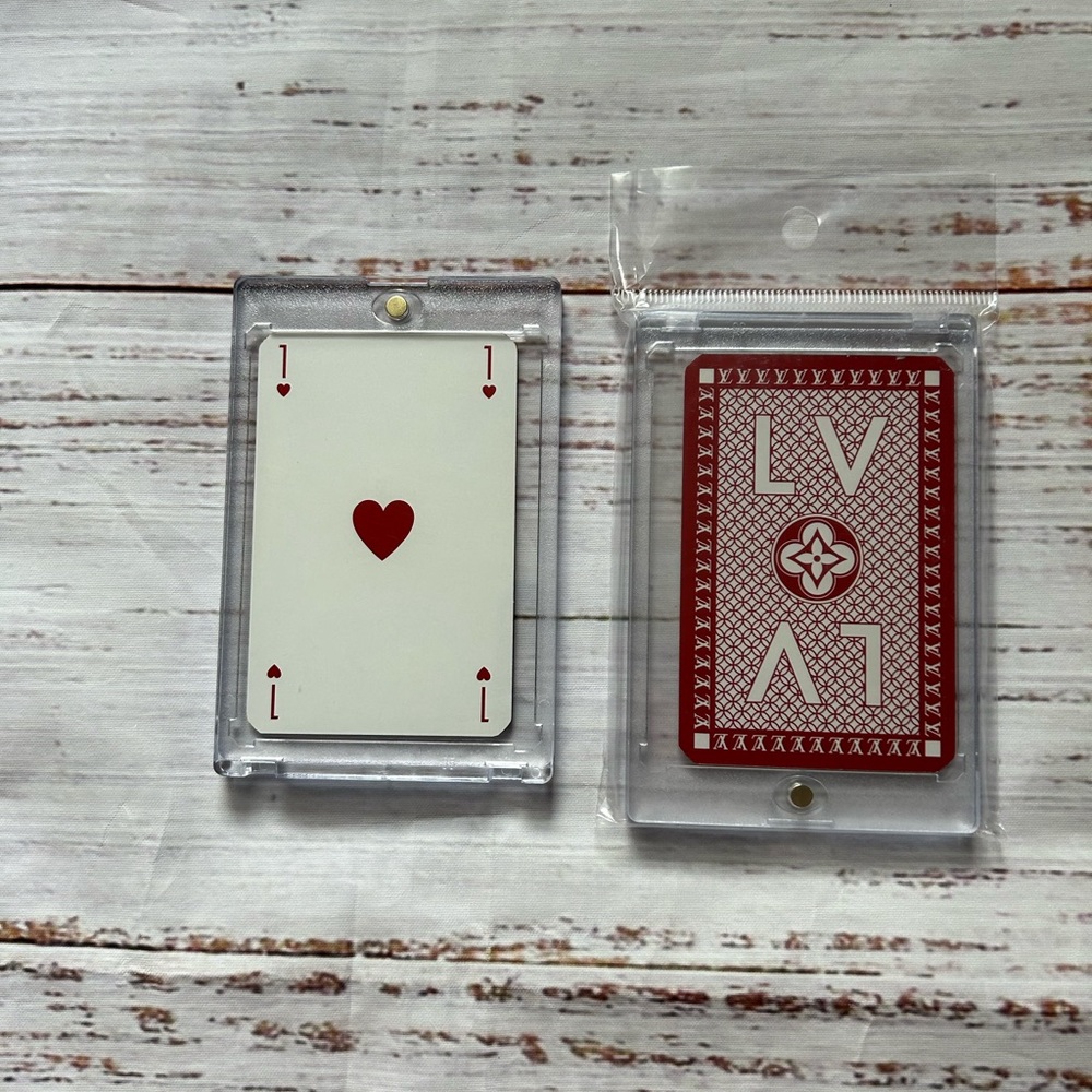 Louis Vuitton 1 Ace of Heart ♥️ Playing Card ❤️